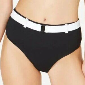 Volcom "Simply Rib Retro" belted Bikini Bottoms